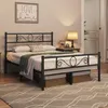 Yaheetech Cadre de lit métallique pour matelas 140 x 200 cm Voir les images du produit 4