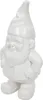 A white garden gnome figurine is shown against a white background. Náhľad obrázku produktu