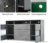 MODFU Meubles de rangement pour vaisselles 140 x 33,5 x Voir les images du produit 8