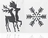 com-four® 24x Weihnachts-Schablonen für Schneespray – Produktbild-Vorschau 4