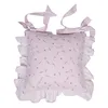 Clayre & Eef Kissenbezug für Stuhl 40x40 cm Violett Weiß Produktbild-Vorschau 2