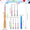 10 Stück Punch Needle Set, Stanznadel-Set 7 Größen Punch Produktbild-Vorschau 2