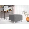 Pouf ELZA – grigio chiaro Anteprima dell’immagine prodotto 1
