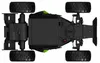 Kruzzel 24819 Terénní auto RC 1:18, 2.4Ghz, 15 km/h černé Náhľad obrázku produktu 4