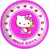 Procos Hello Kitty, Teller, Rund, Karton, Pink, Weiß, Produktbild-Vorschau 2