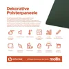 Wandpolster-Set STEGU 8 Stück Quadrat 30x30 cm Kopfteil Produktbild-Vorschau 4