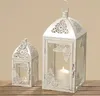 Laterne Windlicht Weiß Eisen Metall  Schmetterling Shabby Produktbild-Vorschau 9