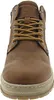 A close-up front view of a brown lace-up boot. Produktbild-Vorschau