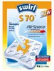 Swirl S 70 EcoPor Staubsaugerbeutel, 4 Stück, reißfest, für Produktbild-Vorschau 9
