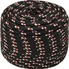 vidaXL Bootsseil Schwarz 14 mm 25 m Polypropylen Produktbild-Vorschau 1
