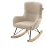 VIPACK - Kinder-Schaukelstuhl, Bezug Bouclé Beige Produktbild-Vorschau 1