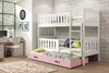 Kinderhochbett mit Zustellbett ohne Matratzen 80x190 BRIGID Produktbild-Vorschau 1