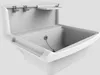 Sanit Multiset Funktionsbecken aus PVC Waschbecken mit Produktbild-Vorschau 6