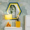 FURNLUX Miroir mural Tony Jaune 75cm / Couleur principale : Voir les images du produit 6