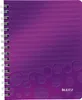 Leitz WOW, Purpurová, A5, 80 listy, 80 g/m², Čtverečkovaný Náhled obrázku produktu 1
