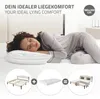 Letto imbottito ML-Design 180x200 cm, beige, letto Anteprima dell’immagine prodotto 4