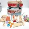 Nauotk Werkzeugkoffer Kinder Werkbank, Montessori Werkzeug Produktbild-Vorschau 1