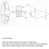 Seilspanngarnitur ( Dreieck Gold Messing ) Decke zu Decke Produktbild-Vorschau 6