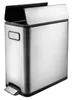 Ecofly Step Bin 20 Liter, EKO Edelstahl gebürstet Eko 31712311 Voir les images du produit