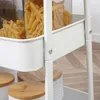 HOMCOM Küchenwagen Küchenregal Servierwagen Produktbild-Vorschau 9