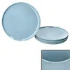 Ritzenhoff 4x Jasper talerz obiadowy Ø25,2cm szaroniebieska Podgląd zdjęcia produktu 2