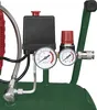 Close-up view of the pressure gauges and control unit of an air compressor. Produktbild-Vorschau