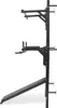 A side view of a black multifunctional fitness rack mounted on a white background. Náhled obrázku produktu