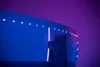 A close-up shot of the back of a curved gaming monitor with LED lighting. Náhľad obrázku produktu
