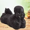 Stonox Shaolin Mönch Figur Ikans Steinguss frostbeständig Produktbild-Vorschau 2