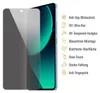 A smartphone screen protector is shown next to a smartphone, with a list of features on the right. Produktbild-Vorschau