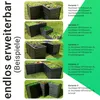 NYVI Hochbeet NYVIGreen XL 158x44x61cm 392 Liter - Produktbild-Vorschau 6