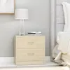 vidaXL Nachttische 2 Stk. Sonoma-Eiche 40x30x40 cm Produktbild-Vorschau 4