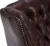 Ohrensessel Chesterfield Pittsfield Echtleder rot Produktbild-Vorschau 4