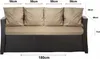 Coussins pour canapé de jardin-Beige|Assise 180x60x7, Voir les images du produit 2