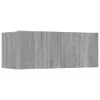 The Living Store 8-tlg. TV-Schrank-Set Grau Sonoma Produktbild-Vorschau 5