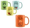 4-tlg. Set Lustige Tassen mit Gesicht - Kaffeetassen witzig Produktbild-Vorschau 1