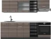 Küchenzeile Vicco R-Line Edelgrau/Anthrazit 240 cm , AP Produktbild-Vorschau 1
