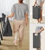 Kosz na Pranie 3-komorowy 38L z Półką Ciemnoszary Loft Podgląd zdjęcia produktu 11