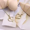 TINGN Herz Kette Damen 14K Gold Zirkonia Halskette Produktbild-Vorschau 6