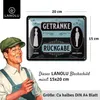 LANOLU Blechschild Getränkerückgabe Schild, Toilettenschild Produktbild-Vorschau 3