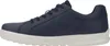 A side view of a single dark blue sneaker with a white sole against a white background. Produktbild-Vorschau