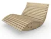 Holzliege Wellenliege Waldsofa Gartenliege Produktbild-Vorschau 2