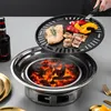Grill na węgiel drzewny Koreański grill nieprzywierający Podgląd zdjęcia produktu 5