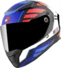 FC-Moto FF130SV Cavion Helm, schwarz matt/rot/blau, L Produktbild-Vorschau 1