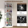 VOWNER Eckregal mit Glastüren, 205cm Beleuchtete Vitrine Produktbild-Vorschau 6
