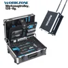 WORKZONE Werkzeugkoffer-Trolley 128-tlg. Aluminium Produktbild-Vorschau 1
