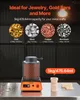 A digital gold melting furnace is shown with samples of gold, silver, copper, and aluminum, along with their capacities. Anteprima dell’immagine prodotto