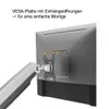 Dual Aluminium Gasdruck Monitor Tischhalterung 2x 35 Zoll Produktbild-Vorschau 9