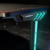 SONNI biurko gamingowe 140×75×60 cm z oświetleniem RGB 7 Podgląd zdjęcia produktu 12