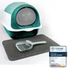 LINUMA® Katzenklo mit Deckel abnehmbar - Katzen Klo mit Produktbild-Vorschau 10